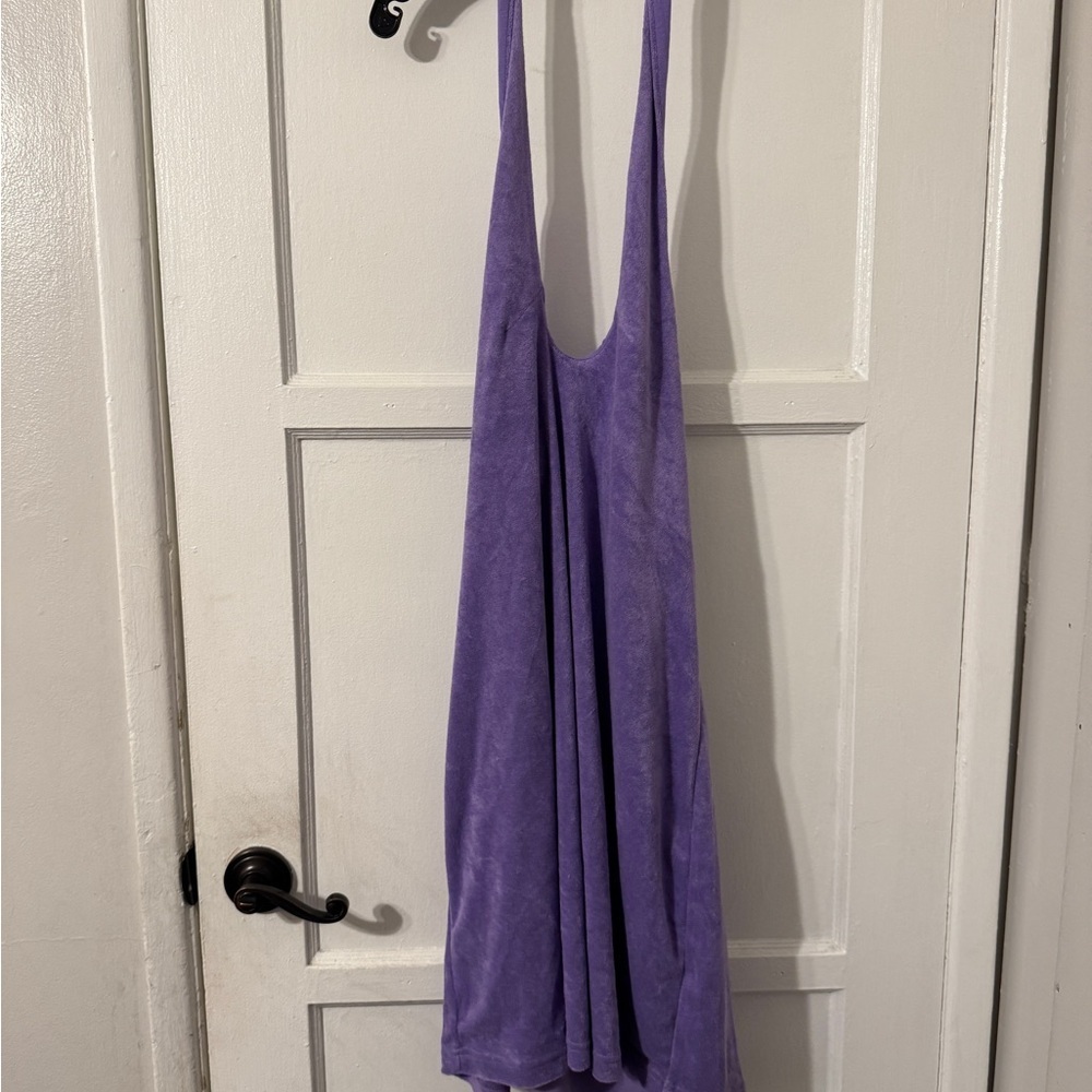 Fabletics Island Terry Halter Dress XXL NWT - Picture 4 of 7